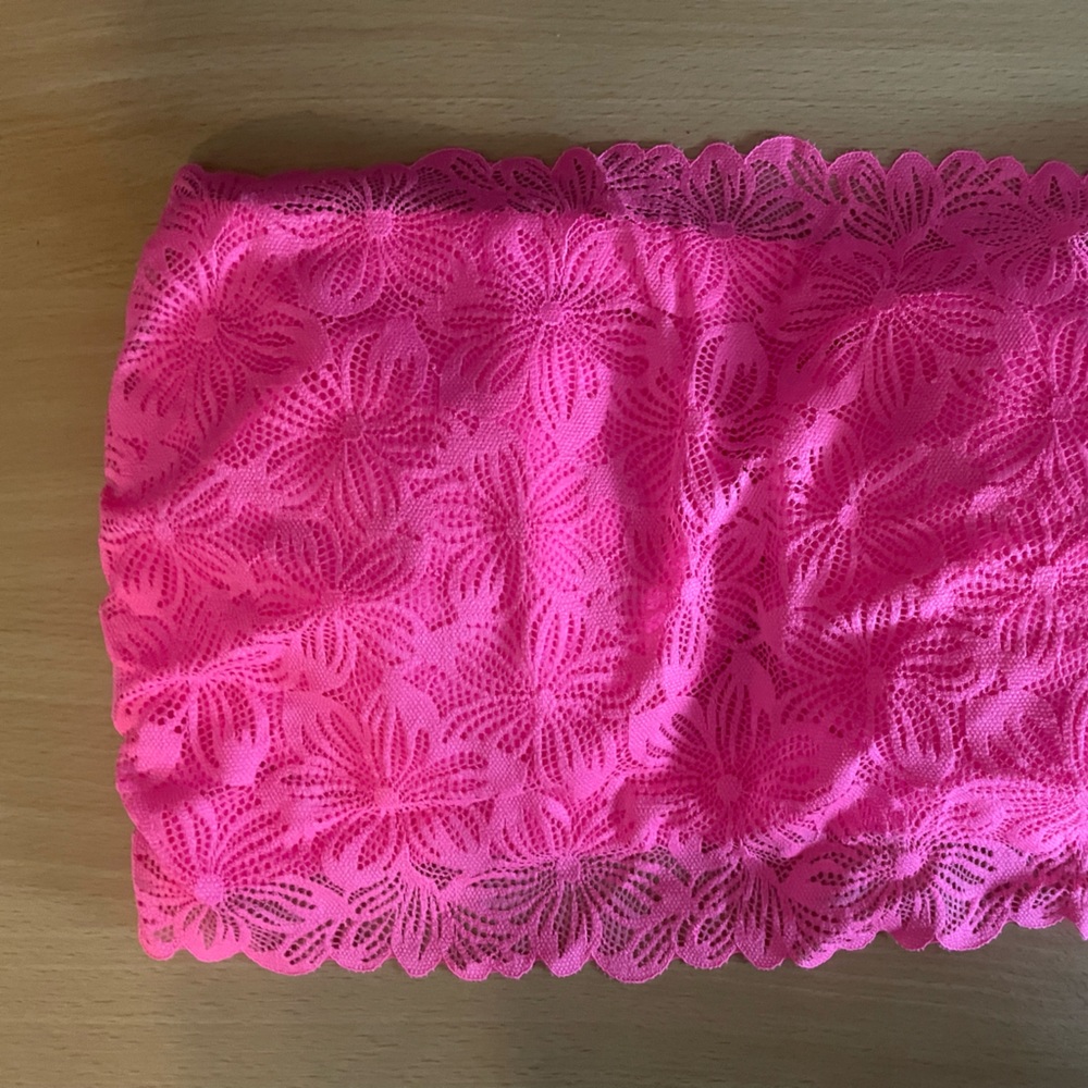 No Boundaries Neon Pink Strapless Women's Size XXL Bra